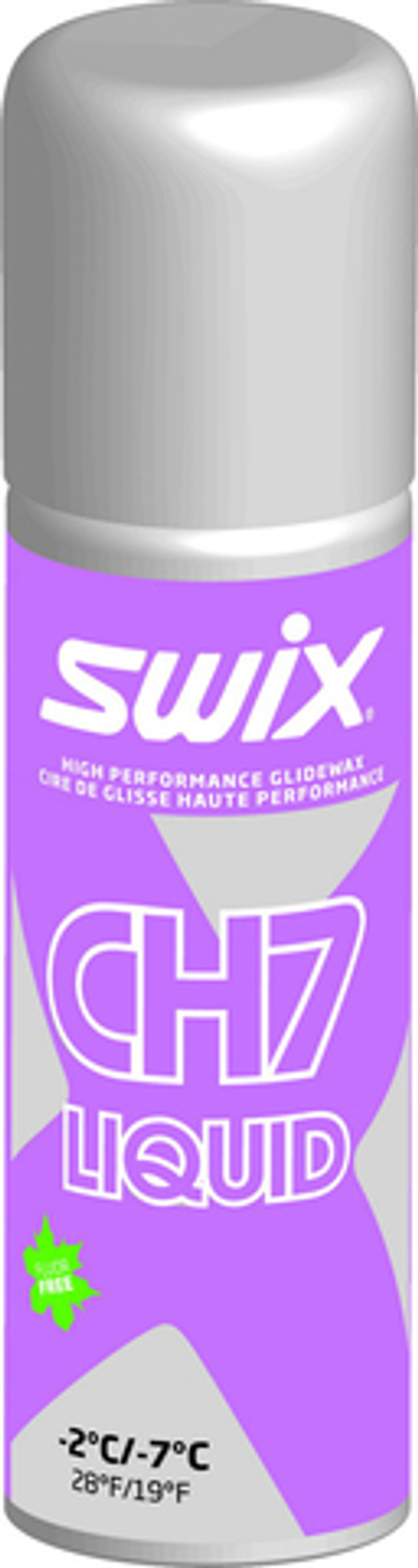 Жидкий парафин SWIX CH7XLiq, (-2-7 С), Violet, 125 ml