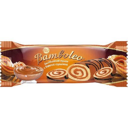 Рулет Bamboleo с вареной сгущенкой 145 гр
