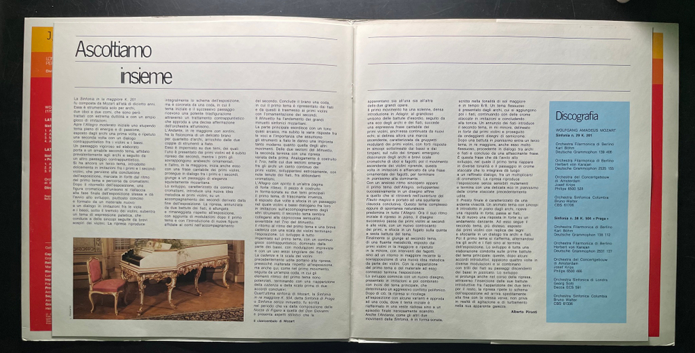 Моцарт - Симфония №38 "Пражская" / Симфония №29 (Италия 1982г.)