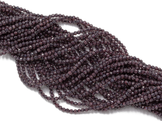 Фианиты 2мм, огранка (нить бусин)