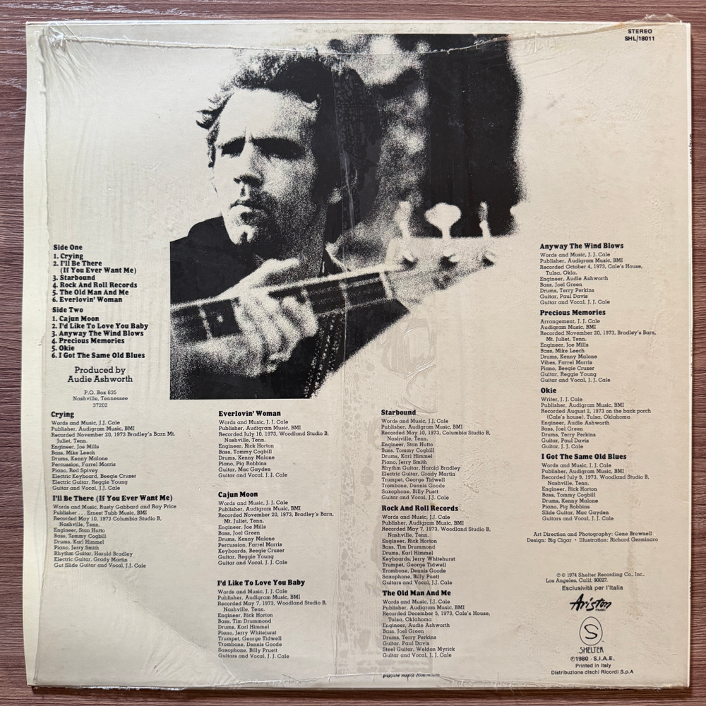 J.J. Cale ‎– Okie (Италия 1980г.) Т