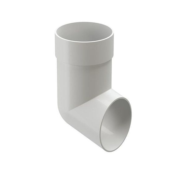 Колено стока ПВХ водосток  DOCKE