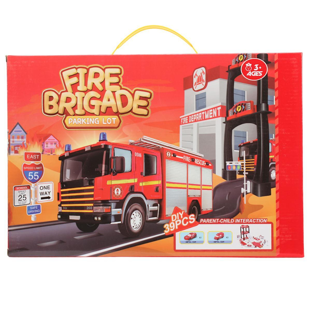 Парковка с транспортом, коробка 599-24B