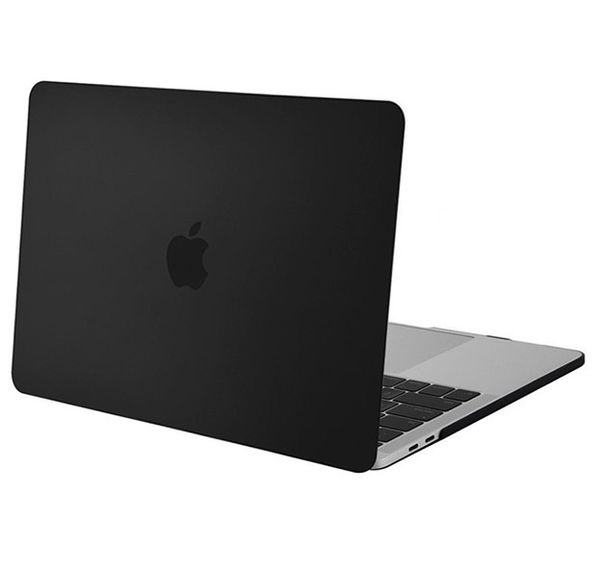 Защитный чехол-накладка HardShell Case для Apple MacBook New Pro 16" Touch Bar (2019г.) A2141 матовая черная