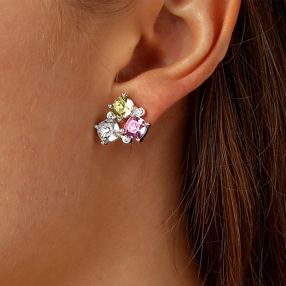 Серьги Dyrberg Kern VIENA SS YELLOW/ROSE 420098