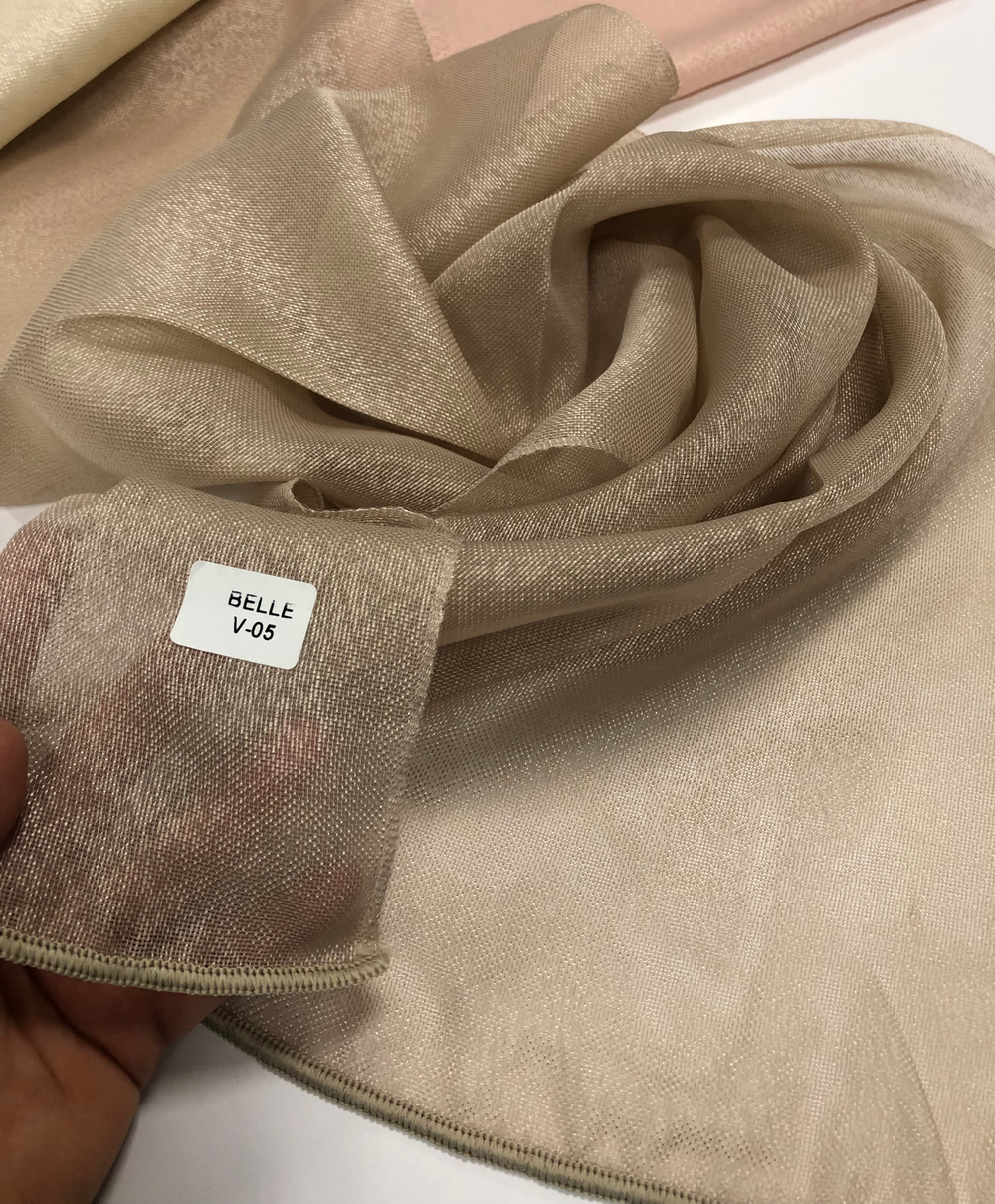 Тюль-канвас Arya арт Belle col. v-05 бежевый