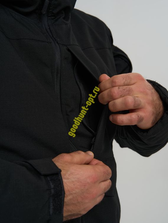Тактическая зимняя куртка (Бушлат) с фольгой Черный