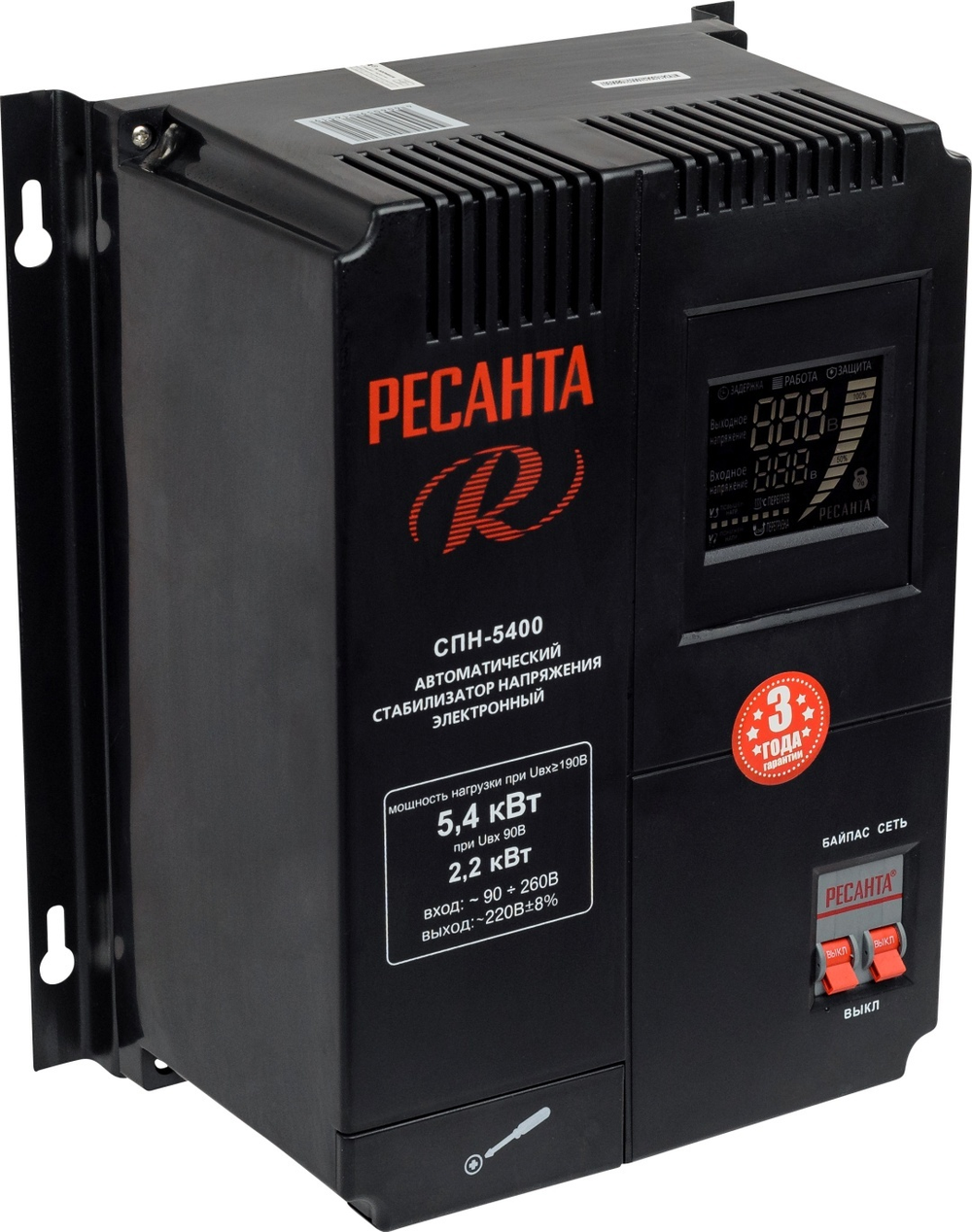 Стабилизатор напряжения Ресанта СПН-5400