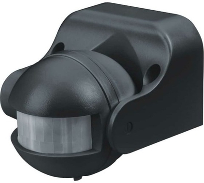 Датчик движения настенный 1200Вт 12м 180гр. IP44 черный NS-IRM05-BL Navigator 80456