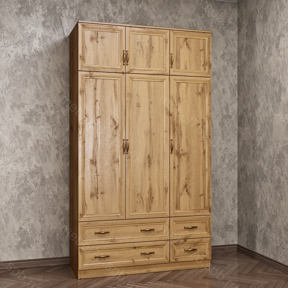 Шкаф распашной с антресолью 3/6