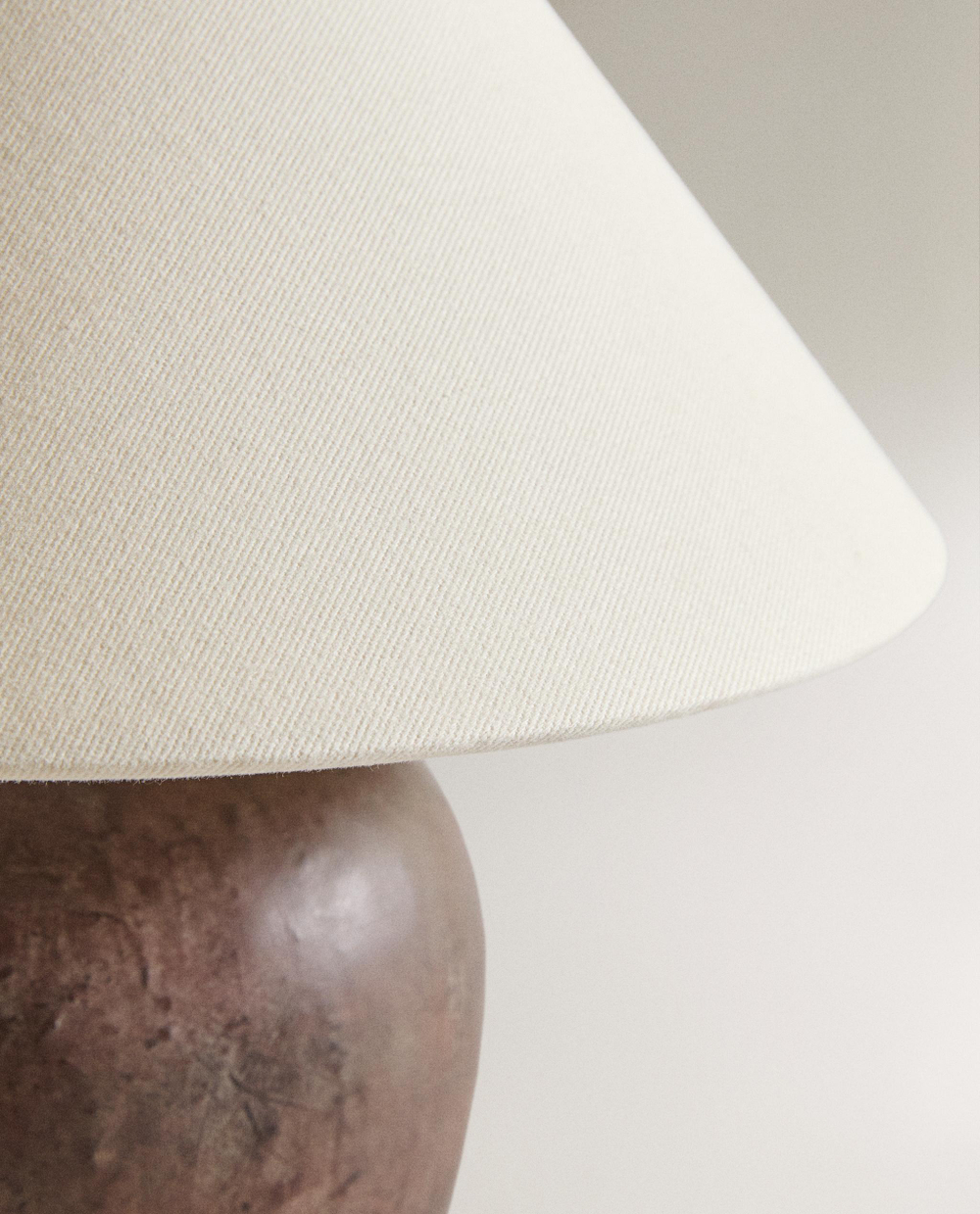 Zara Home Настольная лампа, цвет коричневый, 37.5 см