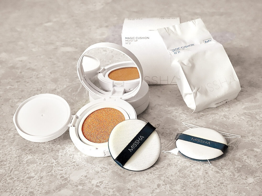 Тональный кушон Missha M Magic Cushion Cover Lasting 23 Натуральный бежевый