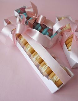 Коробка для макарон 27*5,5*5,5 см