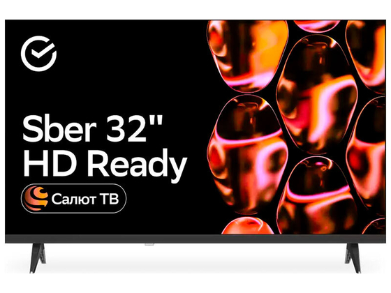 ЖК телевизор Sber SDX-32H2124(Smart,Салют ТВ,frameless)