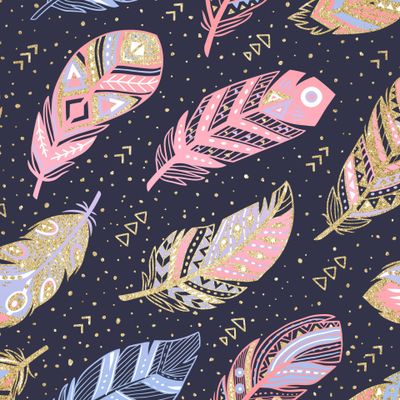 Пёрышки Бохо