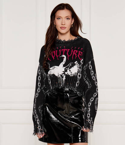 Свитер Versace Jeans Couture - черный(77HAFM08CMF16)