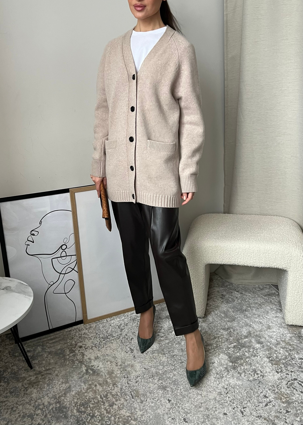 Кашемировый кардиган Monn Cashmere, XS