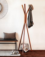 Вешалка Benzara орех