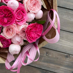 ❤️ Слова любви — букет ароматных розовых роз коллекции Фея розы — в день всех влюблённых у Феи