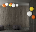 Ceiling design lamp  MEMORY by Brokis D 35 (Red)