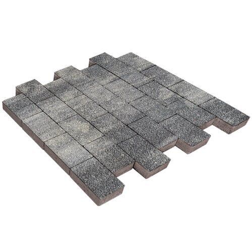 Тротуарная плитка Грас, 80 мм, ColorMix Актау, antico