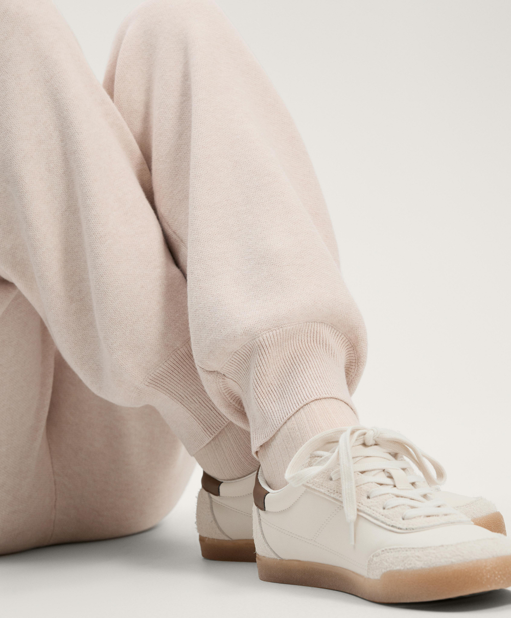 OYSHO Трикотажные брюки-джоггеры, каменный