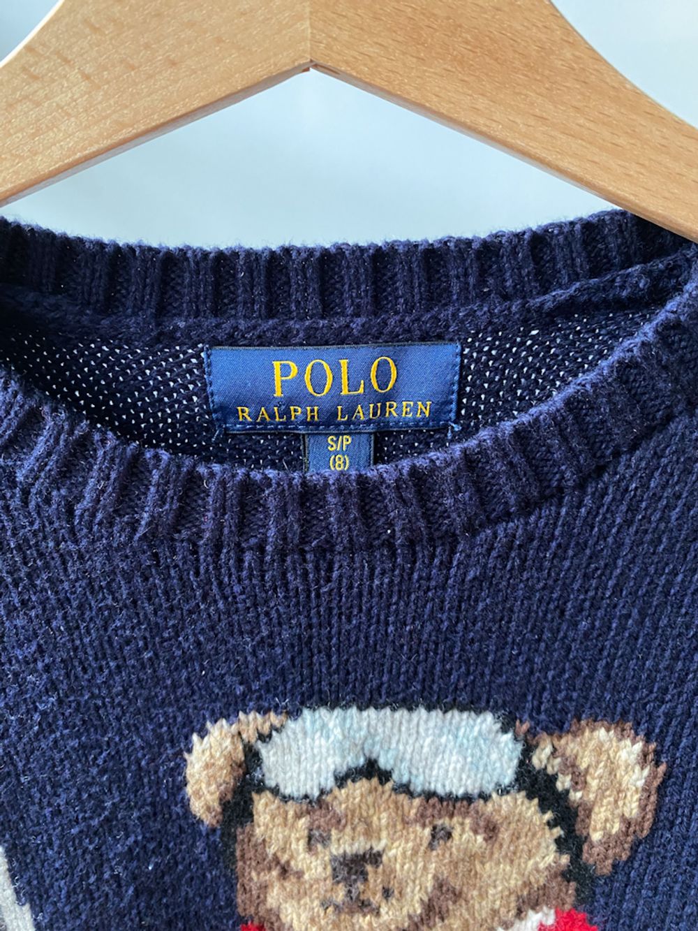 Хлопковый свитер Ralph Lauren, 128