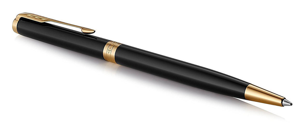 Шариковая ручка Parker Sonnet Slim Lacquer Deep Black GT