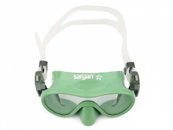 Маска детская Sargan Агидель kids 3-6 лет зеленая
