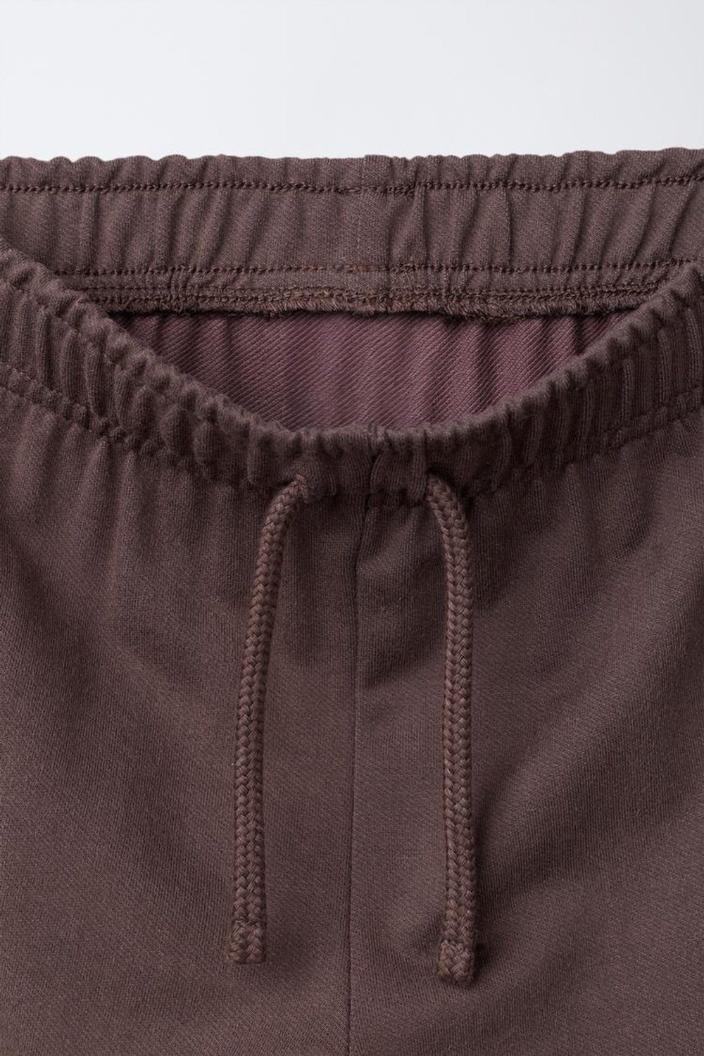 ZARA БРЮКИ FLARE ИЗ МЯГКОЙ ТКАНИ, КОРИЧНЕВЫЙ