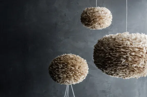 Плафон Umage EOS Medium Ø45х30 см, красный