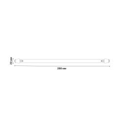 EFL-T5-8-UVCB-G5-CL Лампа ультрафиолетовая бактерицидная. Спектр UVC 253.7нм. Картон. ТМ Uniel