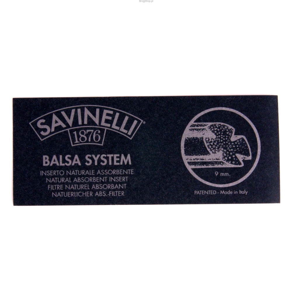 Фильтры трубочные Savinelli Balsa Mini 15шт. 9мм