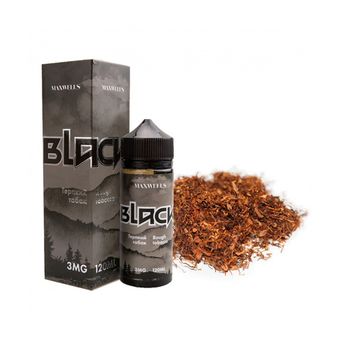 Жидкость MAXWELLS 0.3% 120 ml Black - Терпкий табак