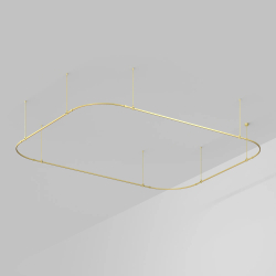 Основание ART-APRIORI-RECTANGLE-SOFT-ROD-800-4500x3500 (GD) (Arlight, IP20 Металл, 3 года) 054517