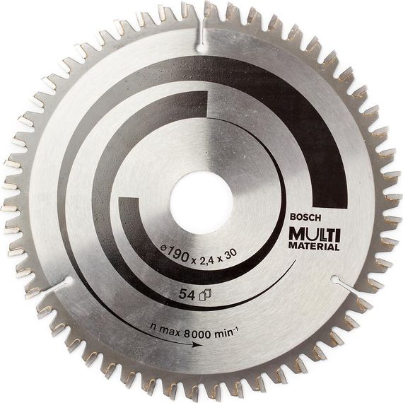 Диск пильный универсальный Bosch Multi 190х30мм 54T (509)