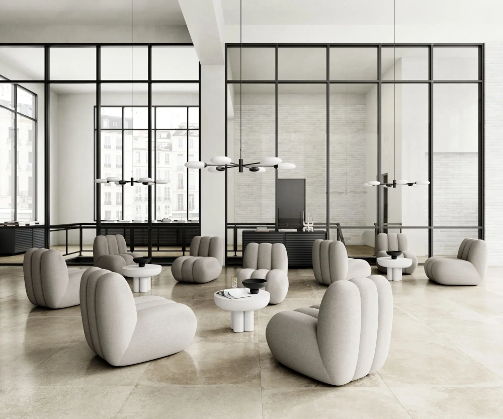 Стол 101 Сopenhagen Crown Table, Low - Bone White