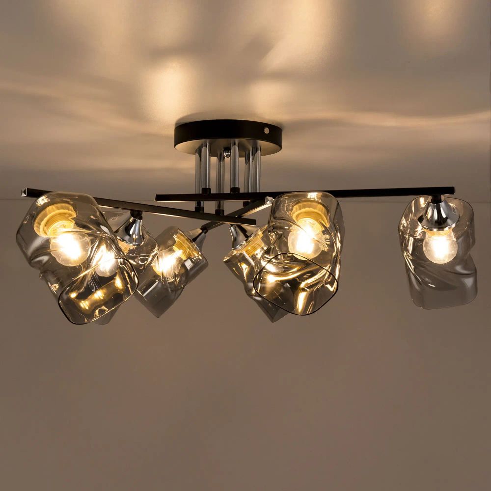 Citilux Клаус CL134165 Люстра потолочная Чёрная