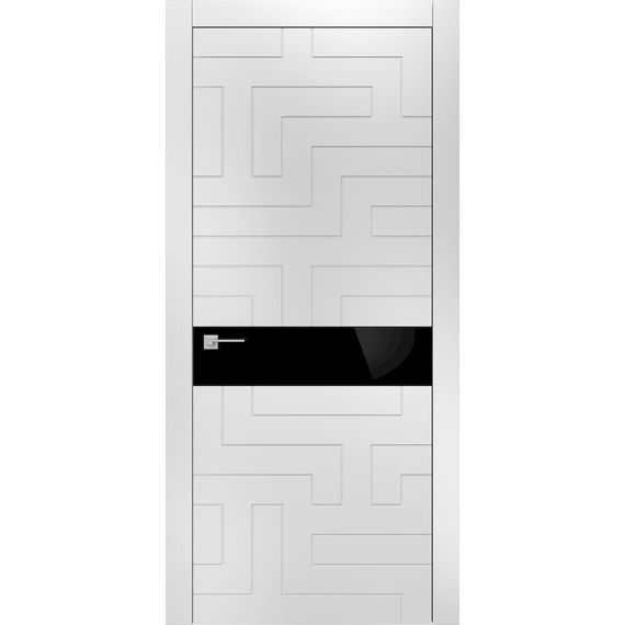 Фото звукоизоляционной двери Лабиринт белая эмаль 42 дб