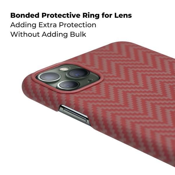Чехол Pitaka MagEZ Case для Apple iPhone 11 Pro (Red/Orange Herringbone)