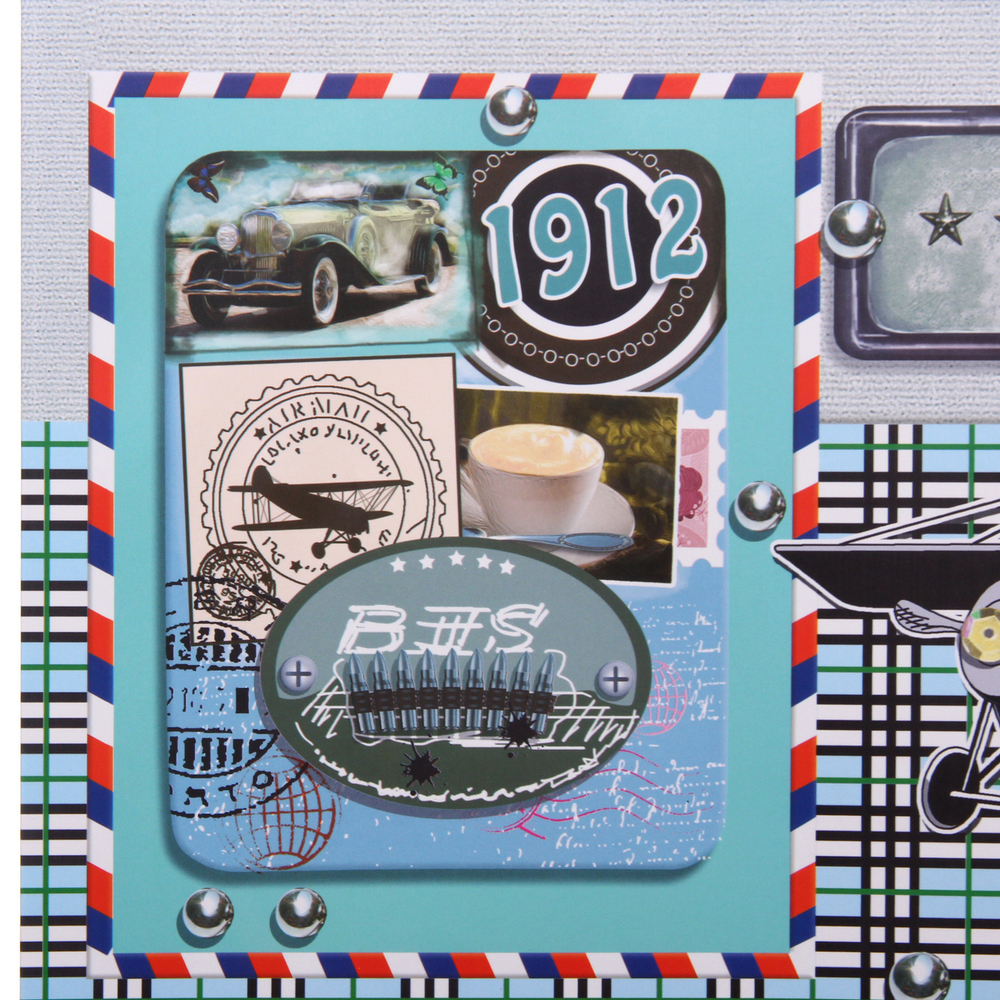 Пакет подарочный «Винтаж» 31*42*12 см, микс