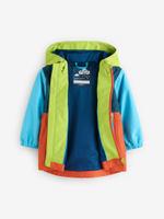 Куртка непромокаемая с капюшоном для мальчика Next Q61-761, Синий, Оранжевый