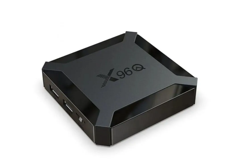 Медиаплеер Смарт ТВ приставка X96Q 8/128 ГБ Андроид , 4K Ultra HD, Медиаплеер SMART TV, Wi-Fi Android, 8 ГБ/128 ГБ, Wi-Fi, черный