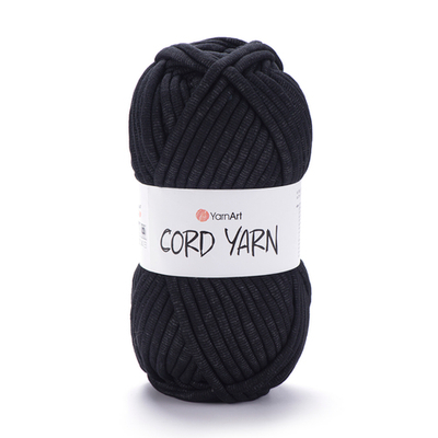 Пряжа YarnArt Cord yarn, Черный