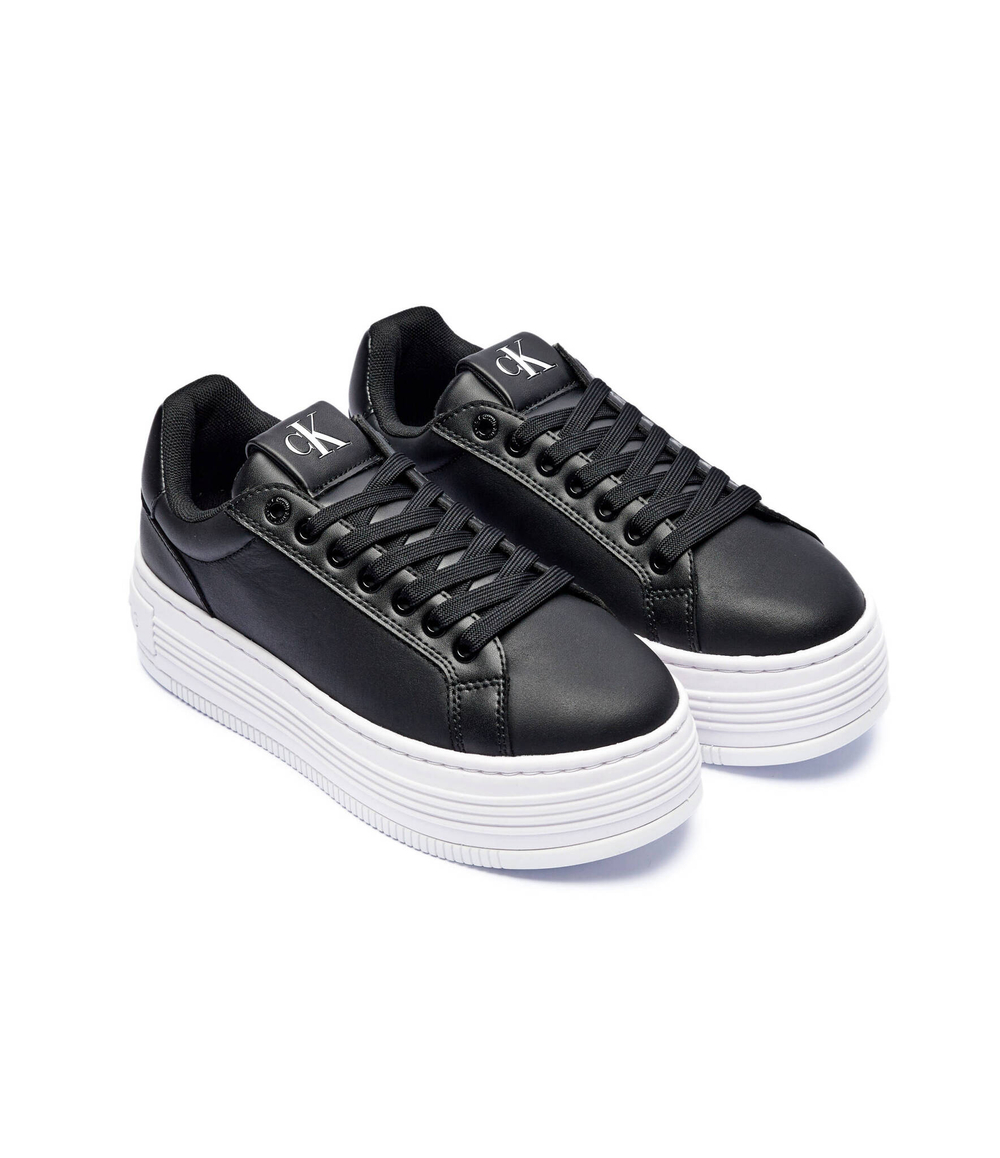 Кожаные кроссовки CALVIN KLEIN JEANS - черный(YW0YW01589)