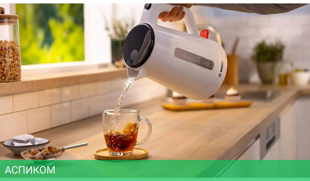 Электрочайник Bosch TWK1M121 белый