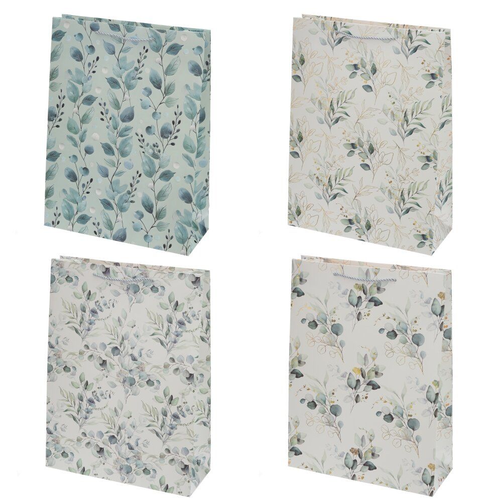 GAEM Пакет подарочный (бумага 210г/м2, блок микс 12шт), L31 W12 H42 см, 4в.