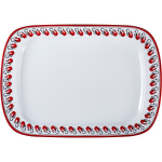 Прямоугольная тарелка «Мезень» (27х15,3 см) (Цвет: белый)