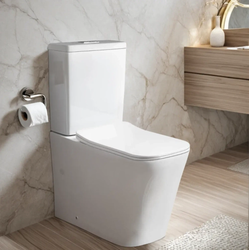 Унитаз MAIELLA напольный безободковый Ceruttispa CT10314(640х360х830) сиденье дюропласт с микролифтом Ceruttispa