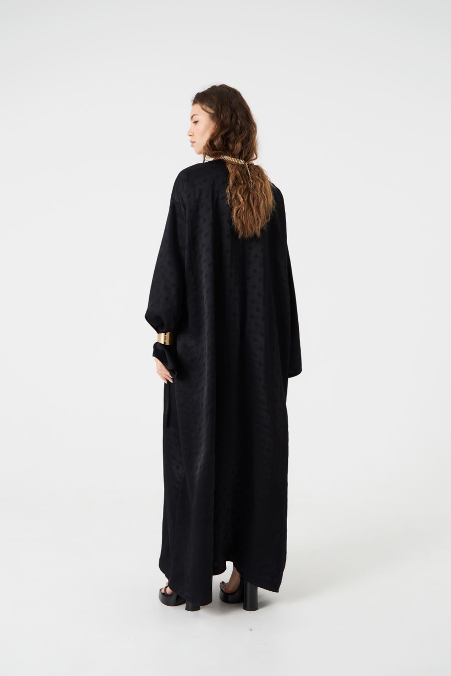 Платье свободное с поясом